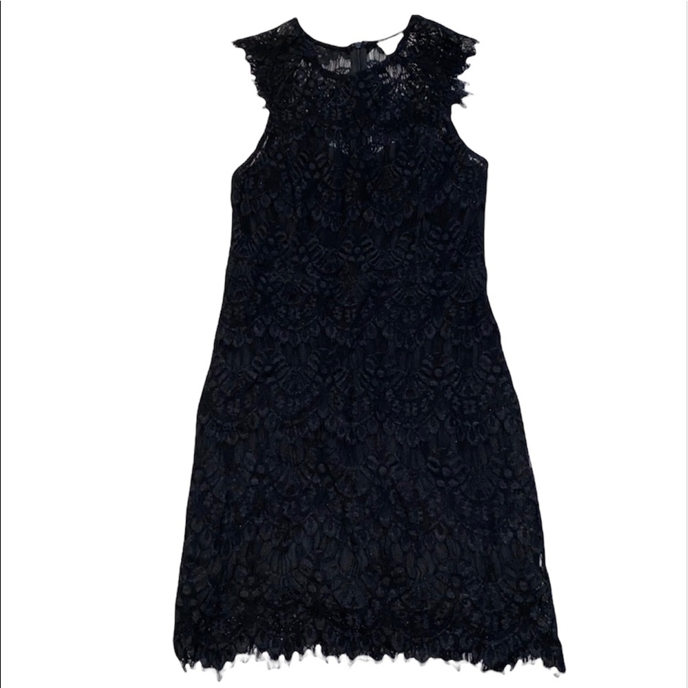 BNWT. Black Lace Mini Dress